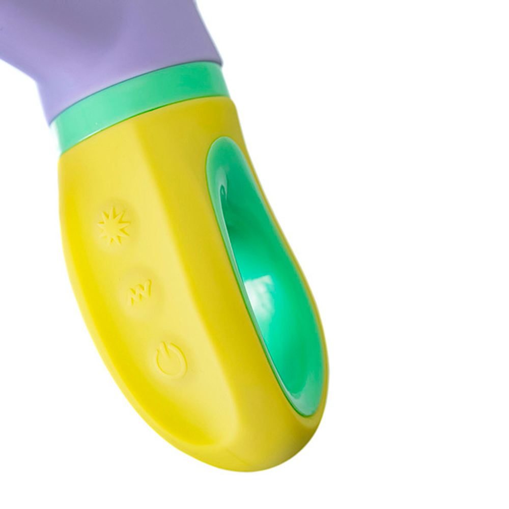 Сиреневый вибратор-кролик 18,5см ToyFa Flovetta Wisteria 457720