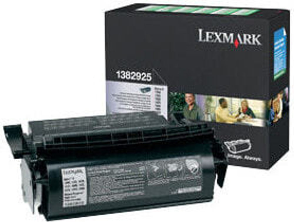Картридж тонерный черный 1 шт Lexmark 1382925