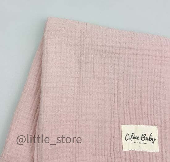 Плед-одеяло из муслина, Пудра