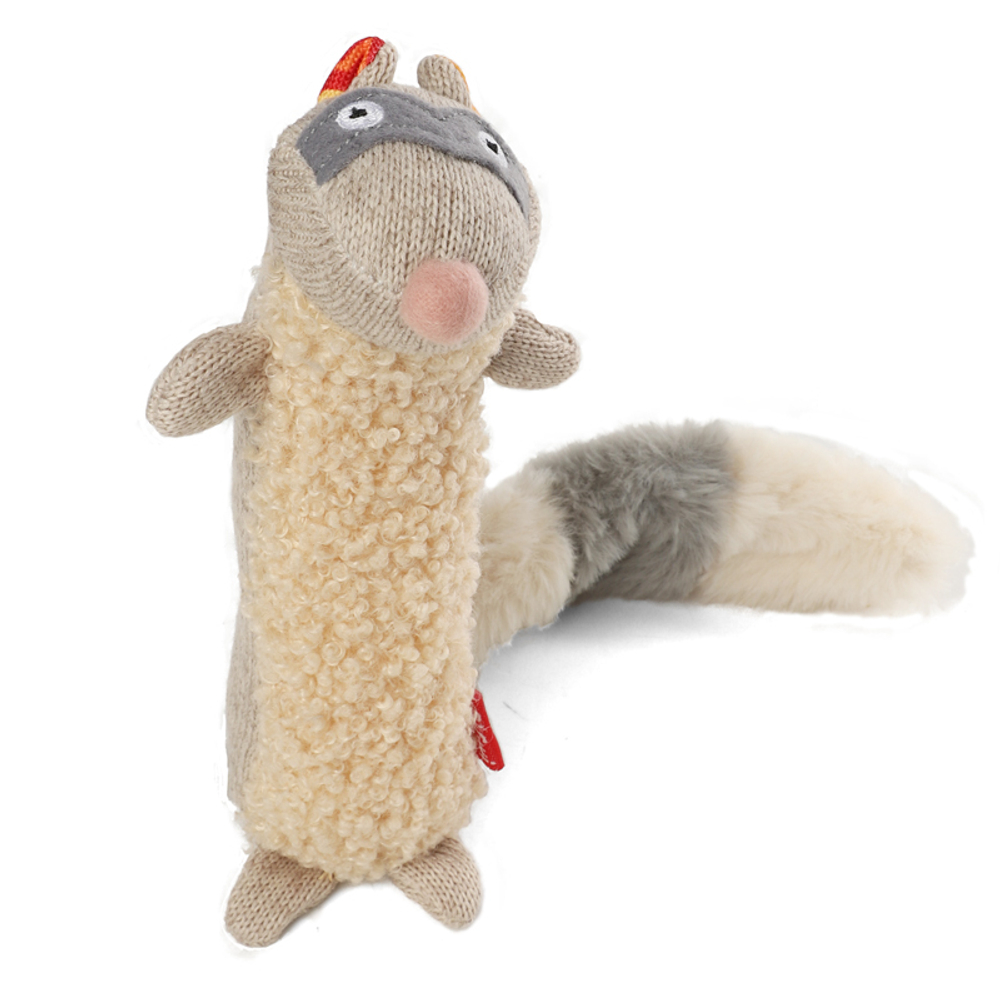 75310 Игрушка для собак Енот с пищалкой 17см, серия PLUSH FRIENDZ, GiGwi