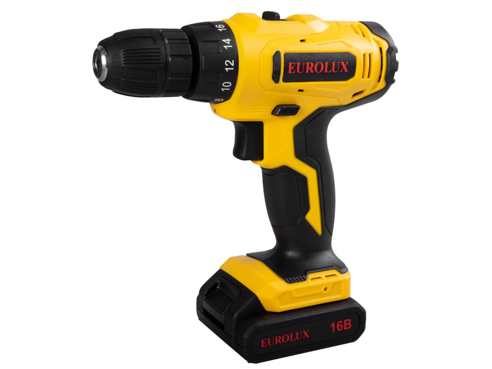Дрель-шуруповерт аккумуляторная ДА-16/2Li Eurolux