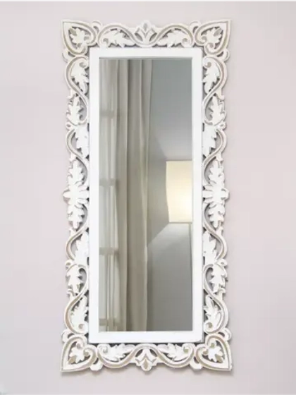 Зеркало "Флоренция" в резной деревянной раме, 48*99 см