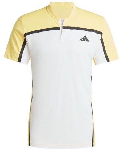 Мужское теннисное поло Adidas Heat.Rdy FreeLift Pro Polo Shirt - white/orange/black