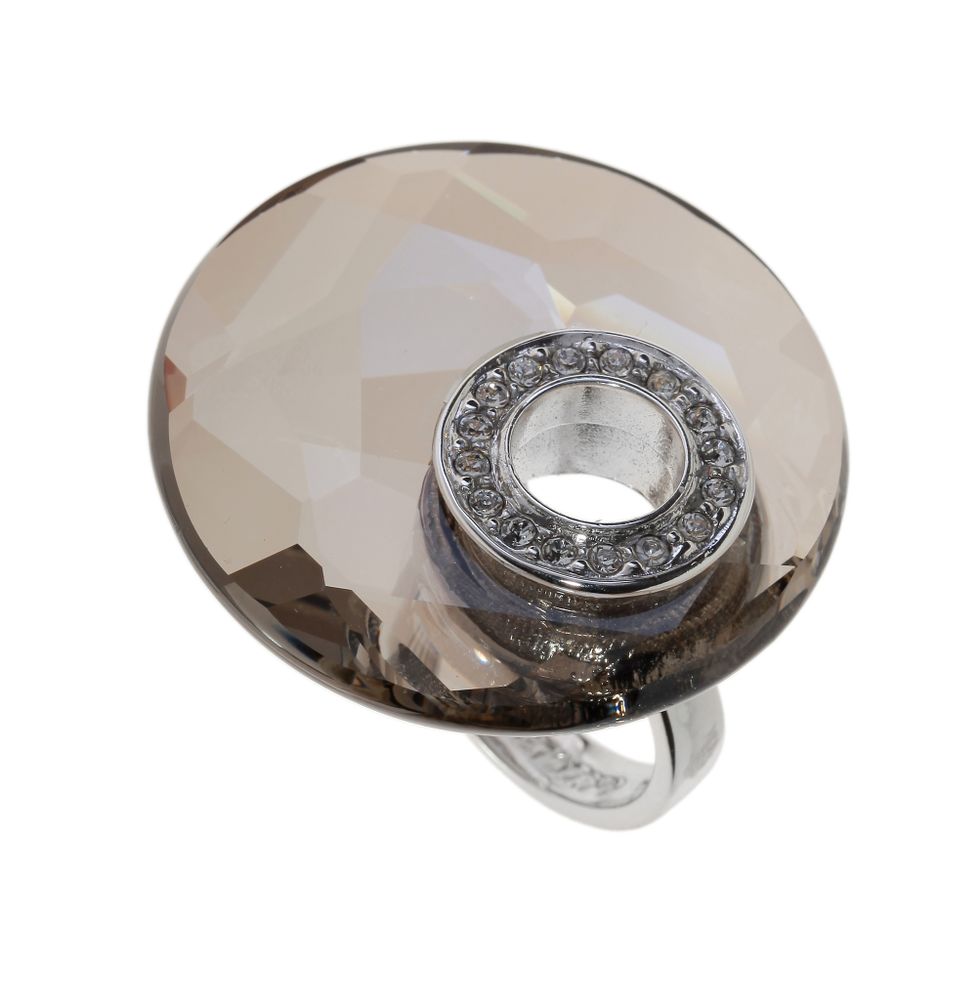 &quot;Фортадо&quot; кольцо в серебряном покрытии из коллекции &quot;Королева&quot; от Jenavi