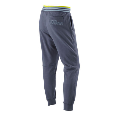 Мужские теннисные штаны Wilson Script Eco Training Pants Men - Blue