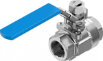 Шаровой кран Festo VZBE-3/4-T-63-D-2-M-V15V15 Ру63 Ду20 (PN63 DN20)