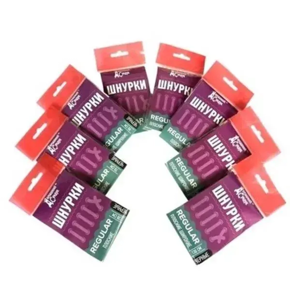 Шнурки "Домашний Сундук" REGULAR ПЛОСКИЕ ШИРОКИЕ 130см (Белые)