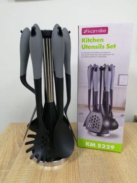 Набор кухонных принадлежностей Kamille KM-5229 (7 предметов) из нейлона.