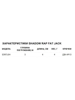 Воблер Shadow Rap Fat Jack 04, 4см, 4гр, цвет BG