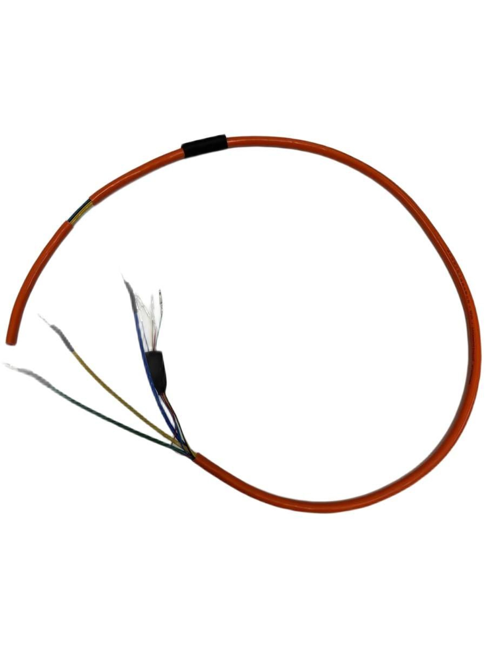 Провод на мотор колесо (кабель) S сечения 3х3.5мм2 + 5х0.2мм2 с разъемами (общий D 8мм)