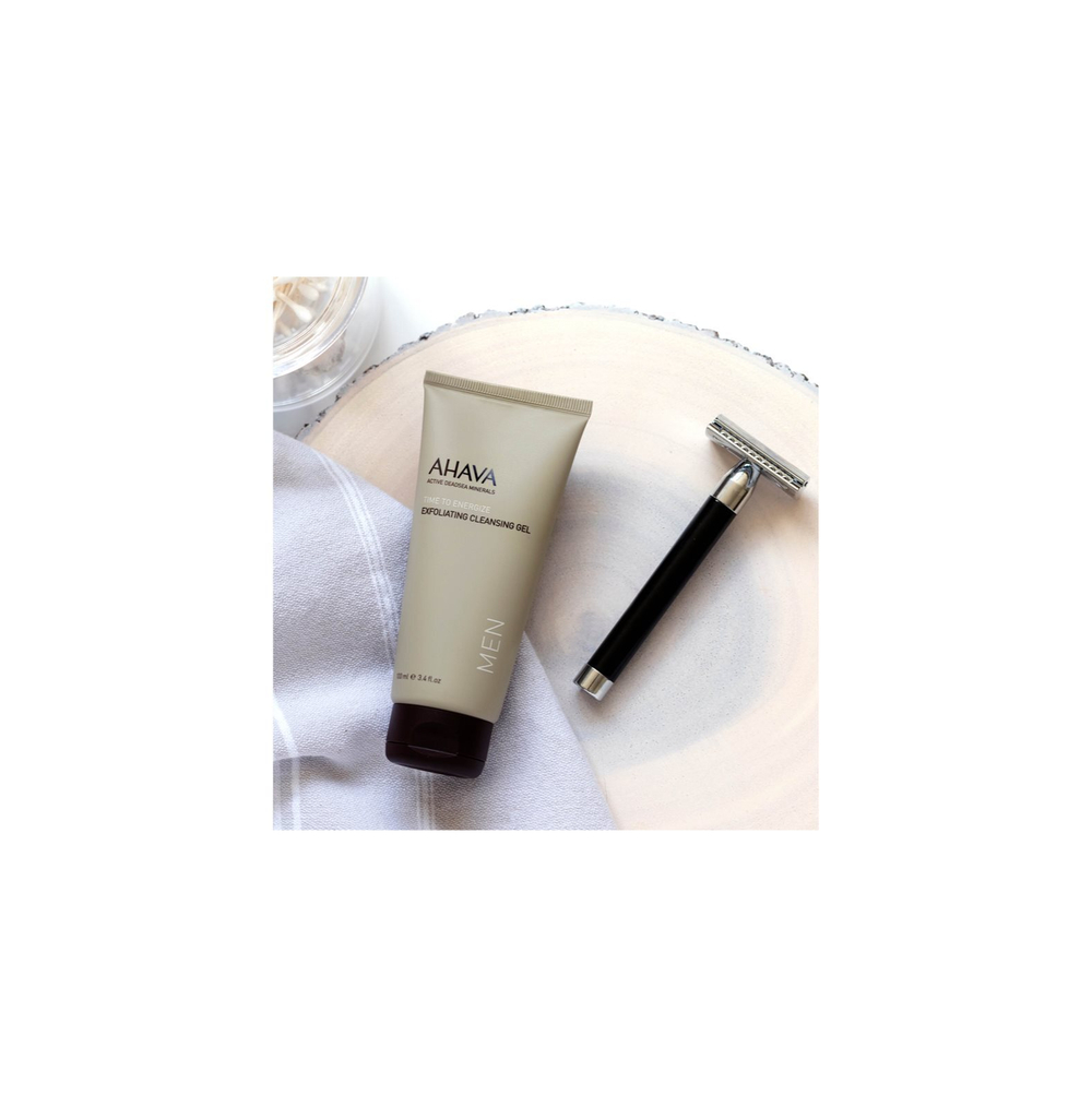 AHAVA Time To Energize Men - пилинг очищающий гель /   100  ml  / GTIN 0697045151264