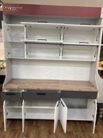 Кухня Монтана белый/графит/дуб кера 2,0м