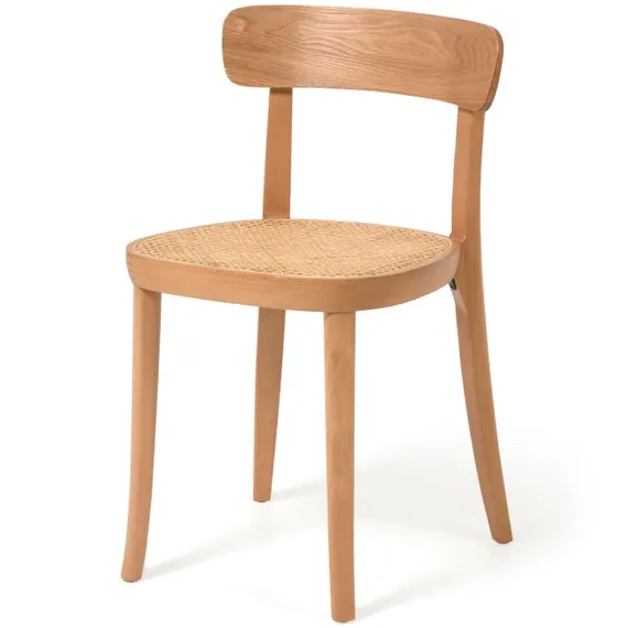 Стул Romane с сиденьем из ротанга, светлый каркас | La Forma | Испания | Купить в Hallberg.ru