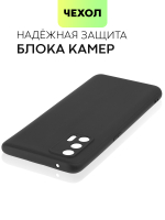 Чехол BROSCORP для realme GT оптом (арт. RM-GT-COLOURFUL-BLACK)