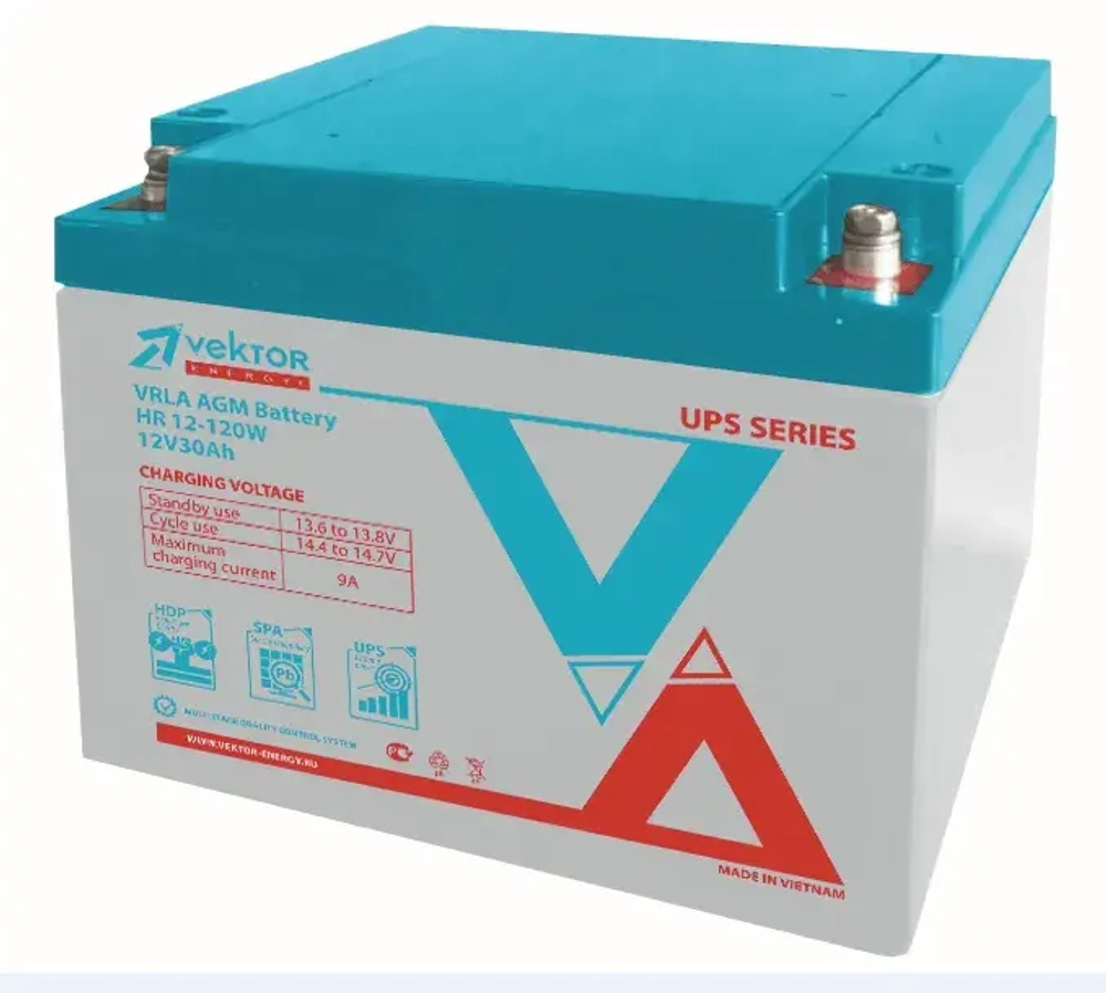 Аккумуляторная батарея Vektor Energy HR 12-120W