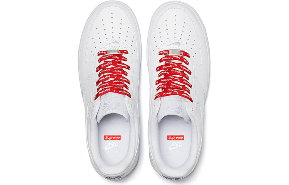 Supreme X Nike Air Force 1 Box Logo Hyper Sneakers