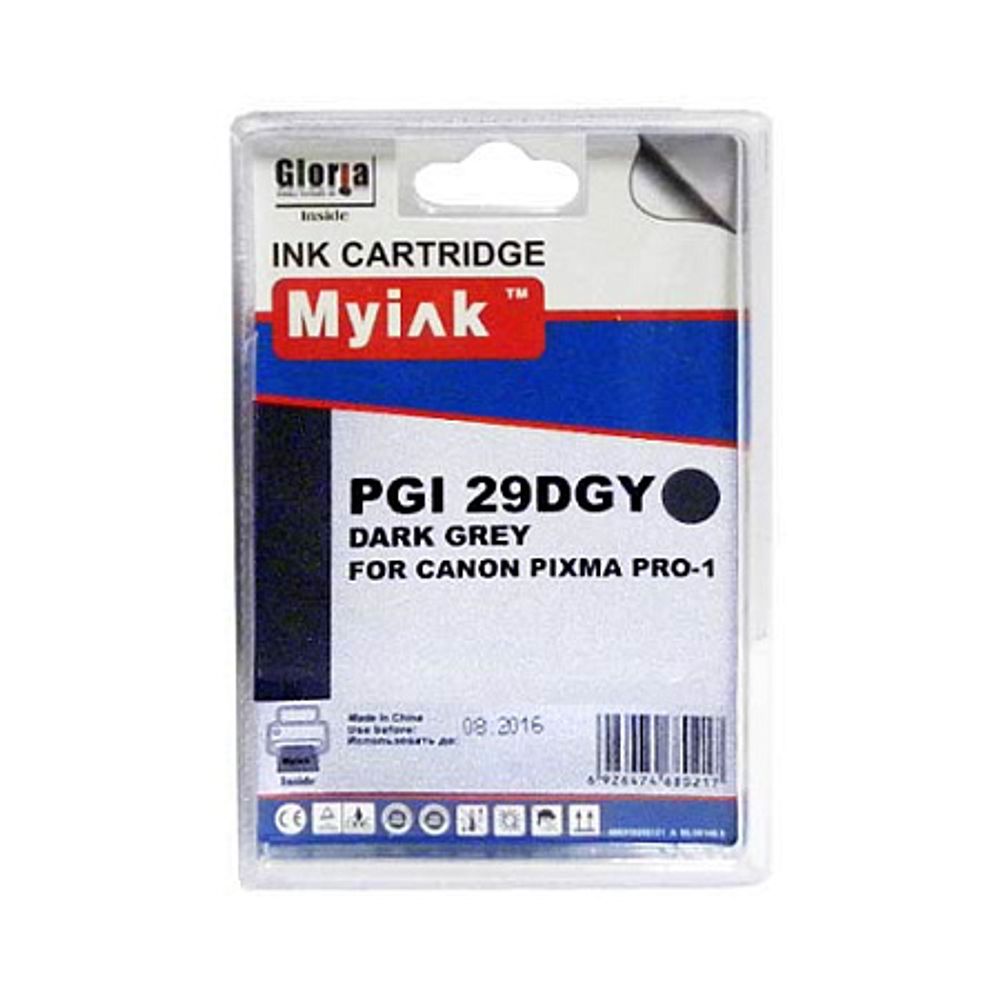 Картридж для CANON PGI-29DGY PIXMA PRO-1 Dark Gray MyInk