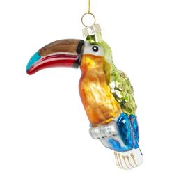 GAEM Украшение новогоднее "Птица Тукан", L7 W4 H12 см
