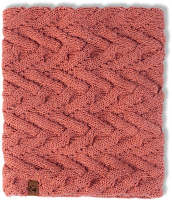 Вязаный шарф-труба с флисом Buff Knitted & Fleece Neckwarmer Caryn Crimson Фото 3