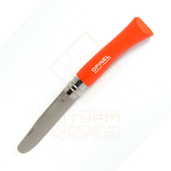Нож складной Opinel 7 VRI, Neon Orange