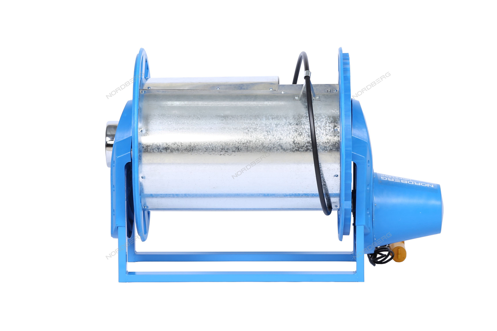 Катушка для сбора выхлопных газов с автоматическим приводом со шлангом L=8 м, D=150 мм и насадкой NORDBERG HRF8150E-KIT