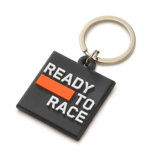 KTM Брелок LOGO RUBBER KEYHOLDER BLACK, чёрный