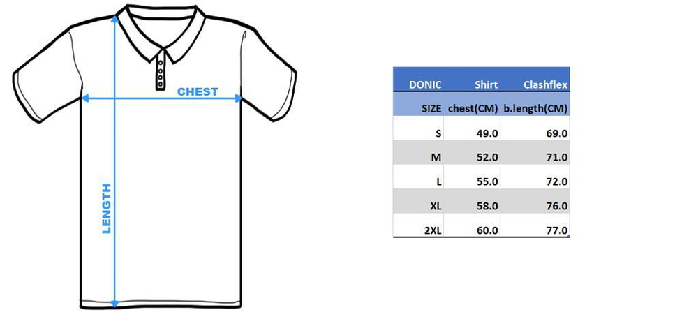 Donic Shirt Clashflex blue/yellow