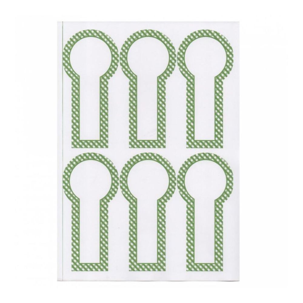 Этикетка бумажная самоклеящаяся белая, 6*12,5 см, 100 листов, 6 наклеек/лист Garcia De Pou