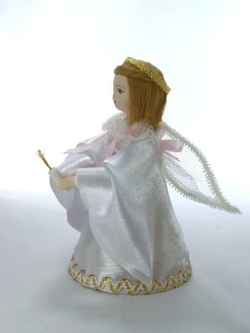 Кукла фарфоровая для декора и интерьера Ангел. Сувенир ручной работы.
