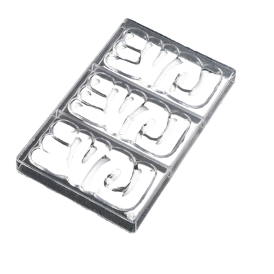 Форма для шоколада 3 ячейки Воздушная