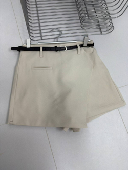 Юбка-шорты женская артикул 6556 цвет "бежевый"