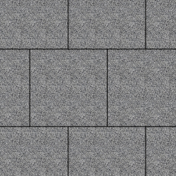 Тротуарная плитка КВАДРАТ 400х400 мм - Гранит + Серый с черным