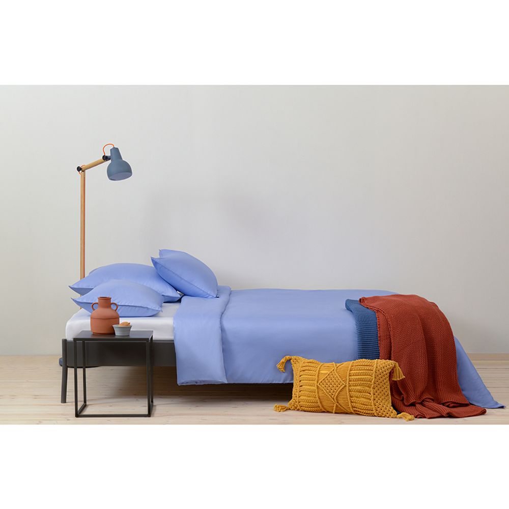 Комплект постельного белья сиреневого цвета из коллекции Essential, 150х200 см