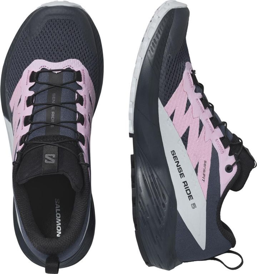 Кроссовки Salomon SENSE RIDE 5 W black-rose