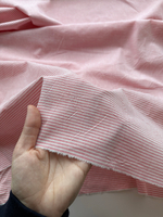 Вареный хлопок 250см. Полоска арбузная