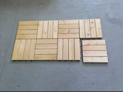 Садовый паркет (модульное покрытие) из лиственницы 11шт