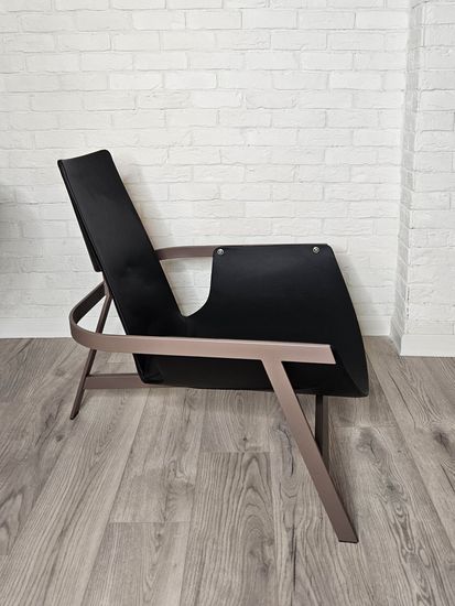 Кресло Jupiter черная экокожа