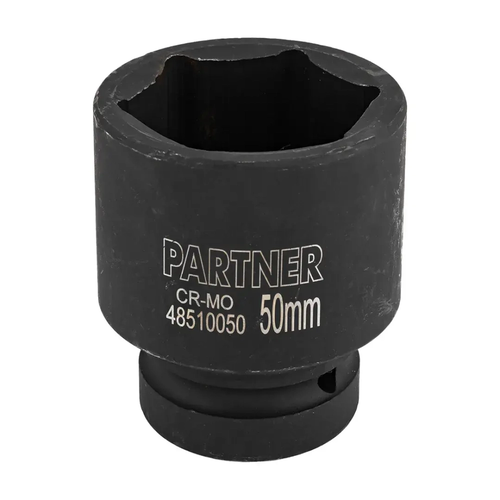 Головка ударная глубокая, 50мм (6гр) 1'' Partner PA-48510050