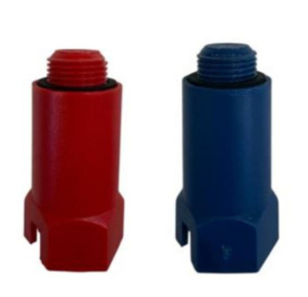 Заглушка для водорозеток синяя 1/2"НР 58 мм Henco