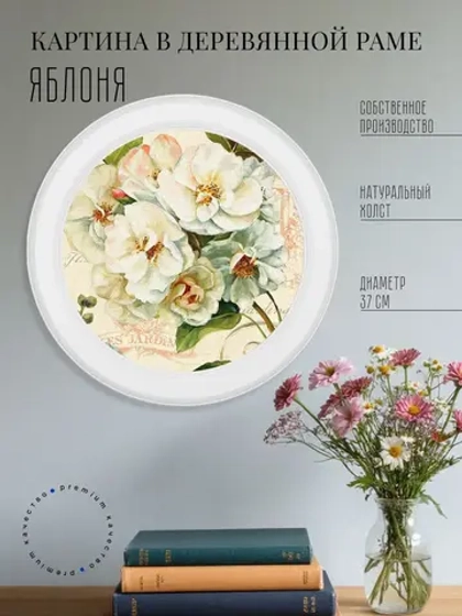 Картина на стену интерьерная на холсте 37 см