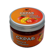 Скраб увлажняющий для рук и тела V-PRO, 300 мл Манго&amp;Клубника