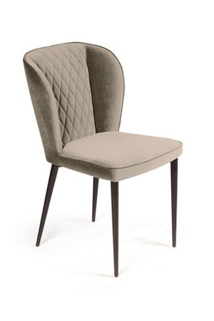 Стул Next, бархат пепельно-бежевый 25