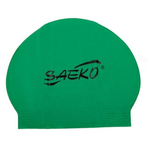 Шапочка для плавания Saeko C2 OPP из латекса (зеленая)