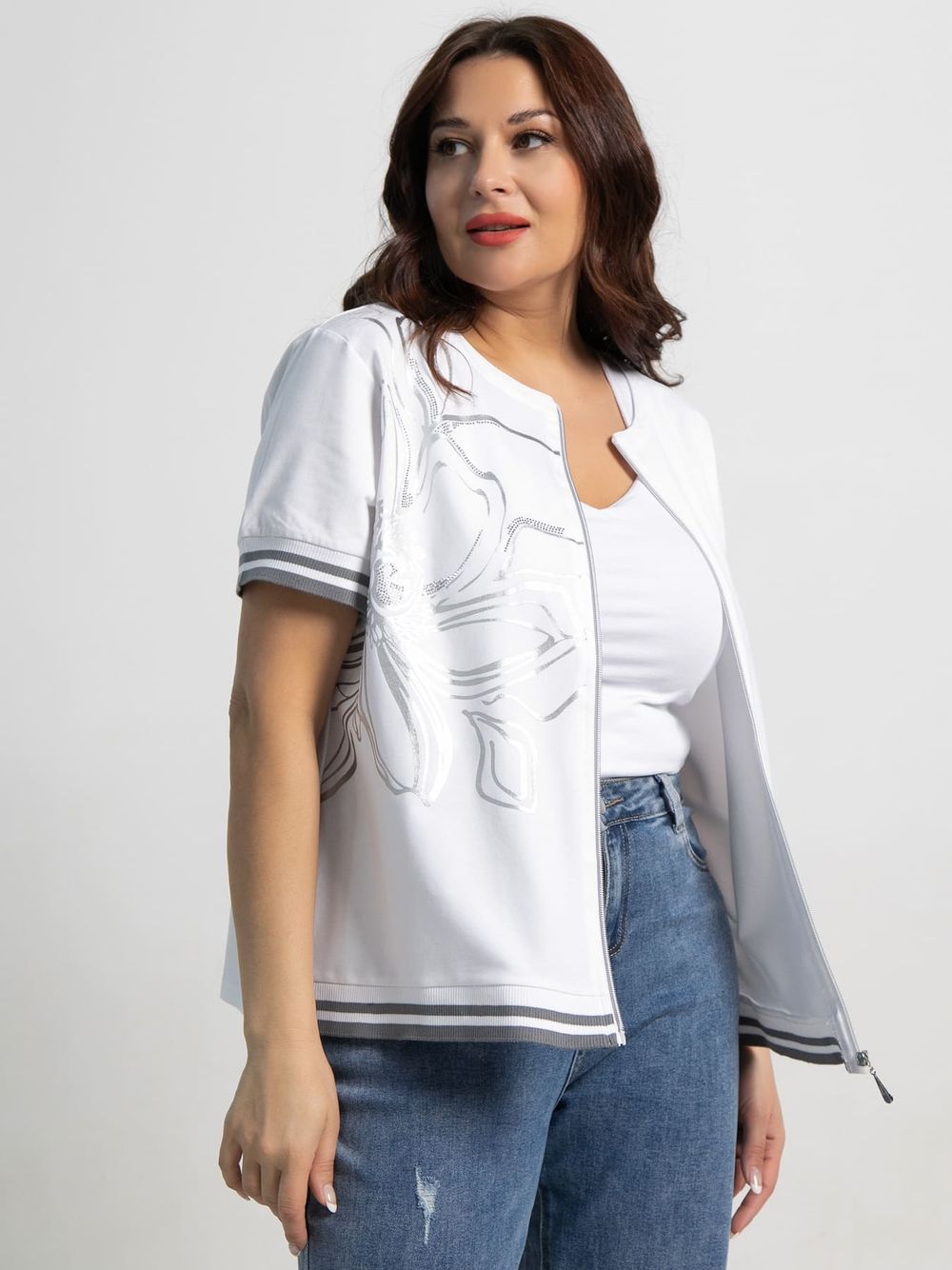 Блуза Бэлла (белая) Б15533-20М LT Collection