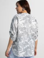 Блуза Блунди (бело-серая) Б15528-4М LT Collection