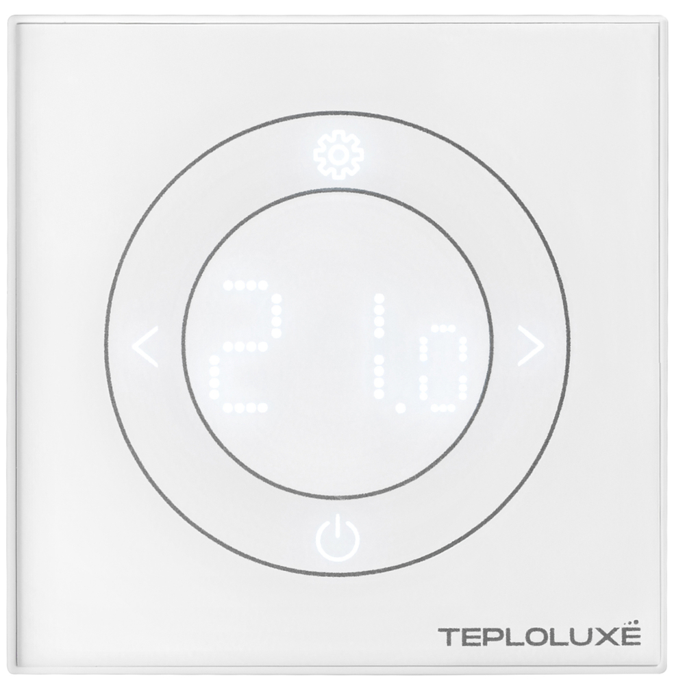 Терморегулятор электронный Теплолюкс Solus Zen Wi-Fi белый/белый