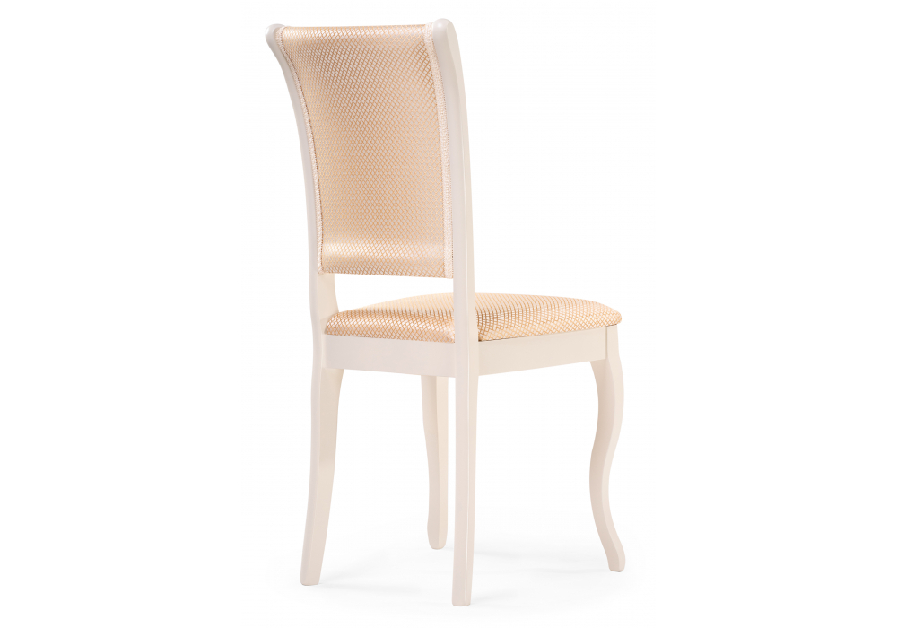 Стул деревянный Woodville Фабиано 308 камелия, ромб 01, ножки белые
