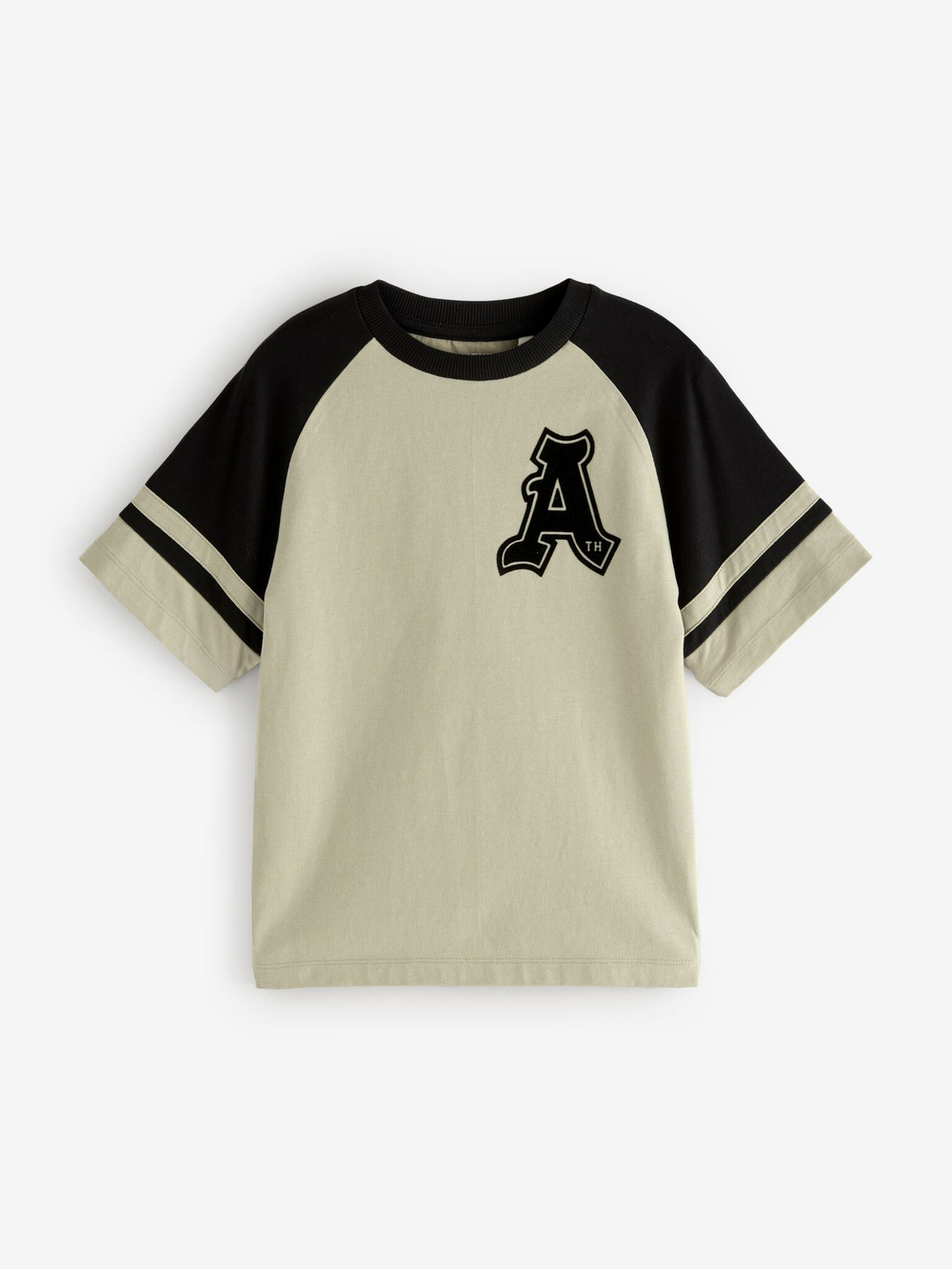 Футболка для мальчика Next 681-851, 3 шт., Бежевый, Черный, Белый