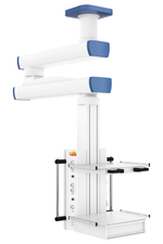 Потолочная медицинская консоль CADUCEUS C2E-V двухплечевая вертикальная