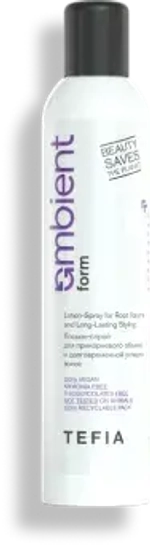 Лосьон-спрей для прикорневого объема и долговременной укладки волос Tefia Ambient Form Lotion-Spray for Root Volume and Long-Lasting Styling, 250 мл